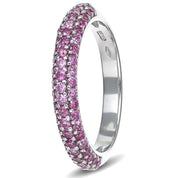 Anello in Oro bianco 18 carati - zirconi