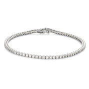 Bracciale - 18 carati Oro bianco - 2.23ct. tw. Diamante (Naturale)