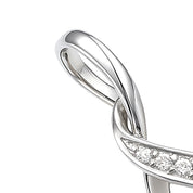 Ciondolo in Oro Bianco 18 carati -Perla Diamanti