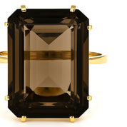 Anello - 18 carati Oro giallo - 8.75ct. tw. Quarzo