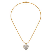 Collana con ciondolo - 18 carati Oro bianco, Oro giallo - 0.675ct. tw. Diamante (Naturale)