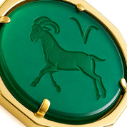 Ciondolo - 18 carati Oro giallo - 3.00ct. tw. Giada