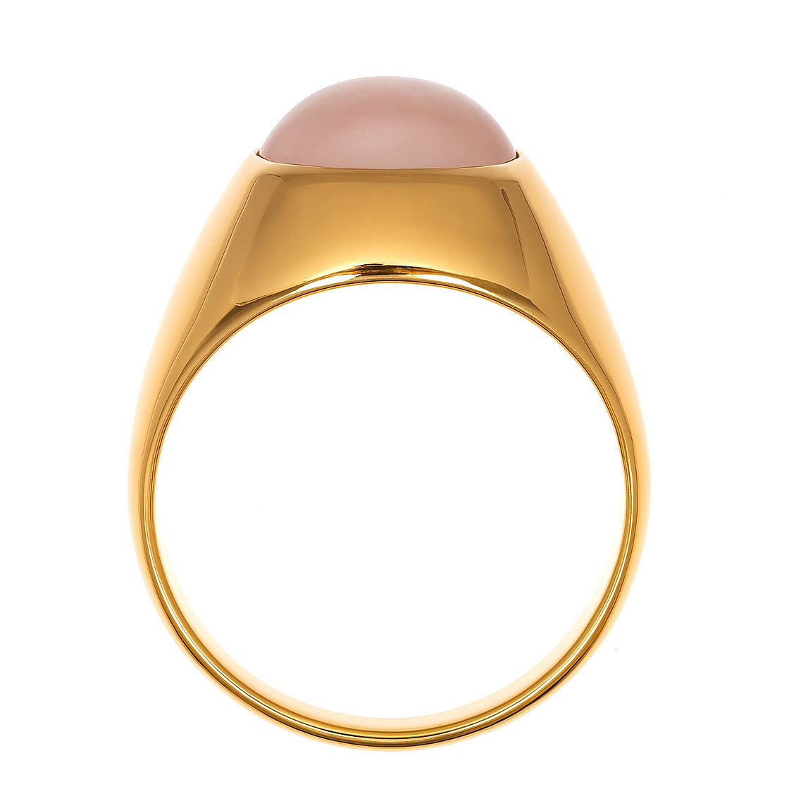 Anello - 18 carati Oro giallo, Pietra di luna - 3.70ct. tw.