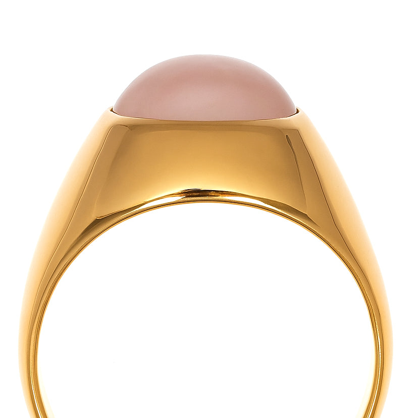 Anello - 18 carati Oro giallo, Pietra di luna - 3.70ct. tw.