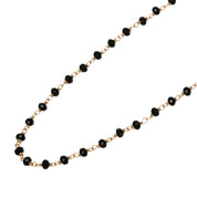 Collana - 18 carati Oro rosa - 1.83ct. tw. Onice