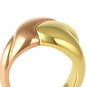 Anello - 18 carati Oro giallo, Oro rosa