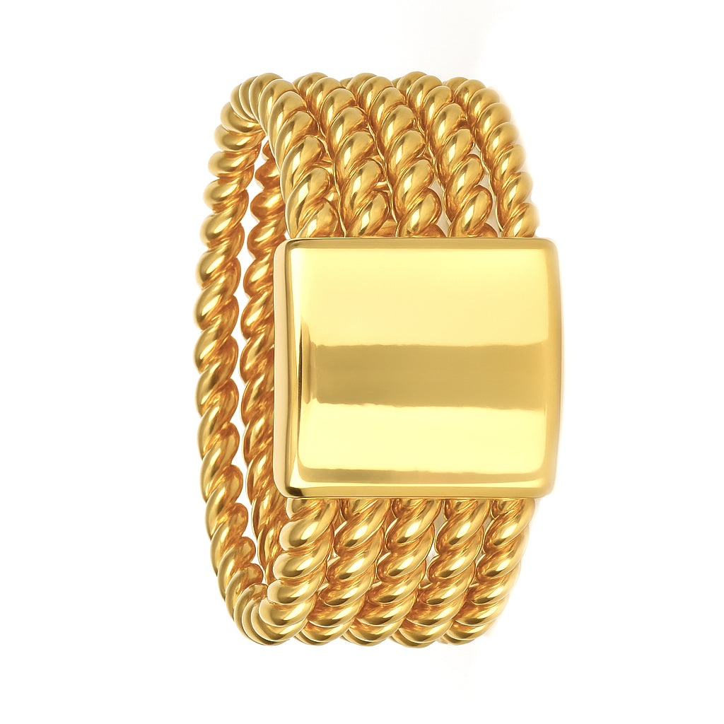 Anello - 18 carati Oro giallo