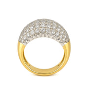 Anello - 18 carati Oro bianco, Oro giallo - 0.83ct. tw. Diamante (Naturale)