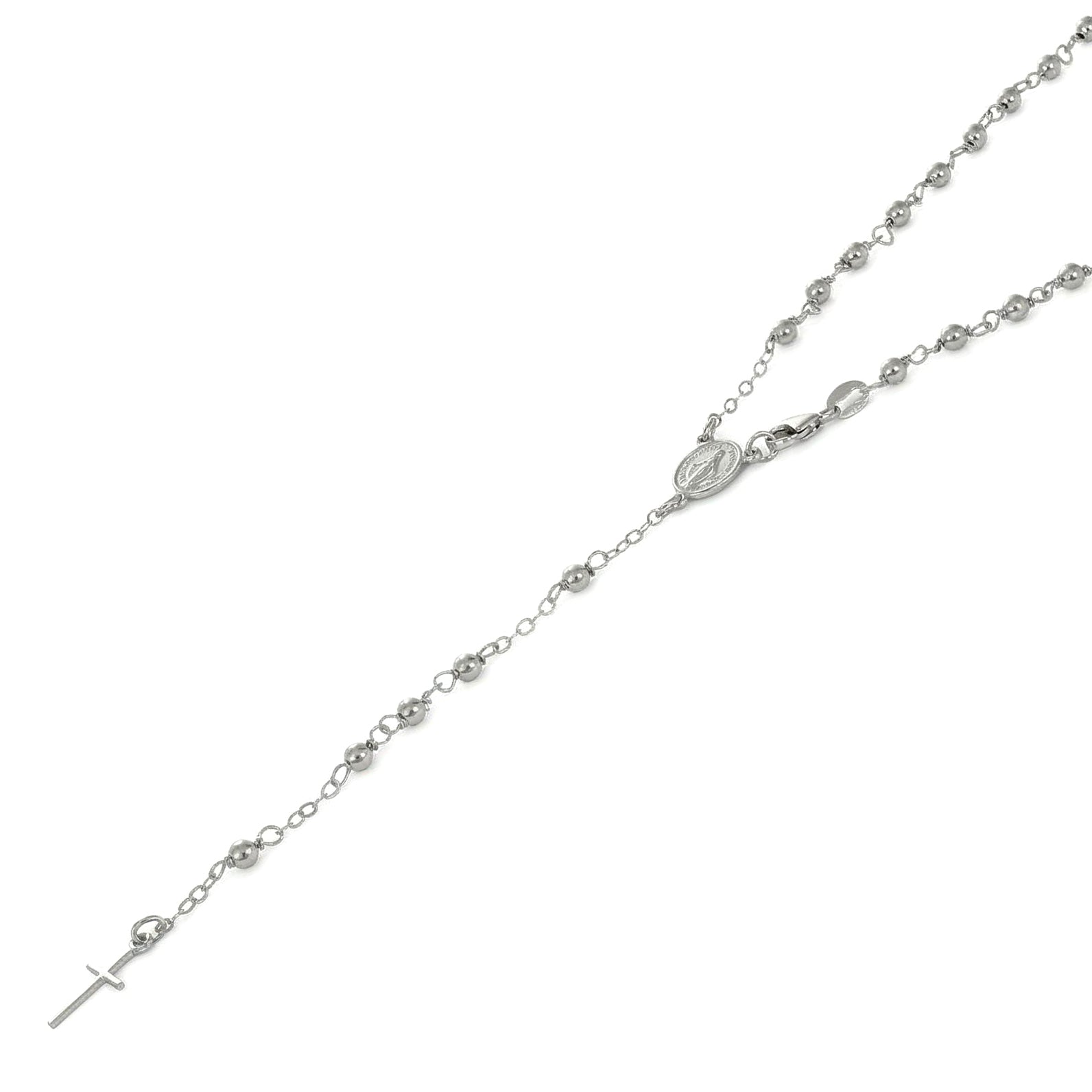 Collana con Ciondolo in Oro Bianco 18 carati