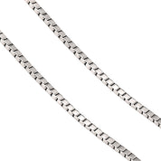 Collana con ciondolo - 18 carati Oro bianco - 0.78ct. tw. Acquamarina - Diamante