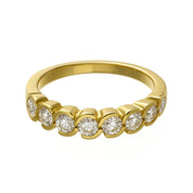 Anello - 18 carati Oro giallo - 0.98ct. tw. Diamante (Naturale)