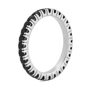 Anello - 18 carati Oro bianco - 0.62ct. tw. Diamante (Naturale)