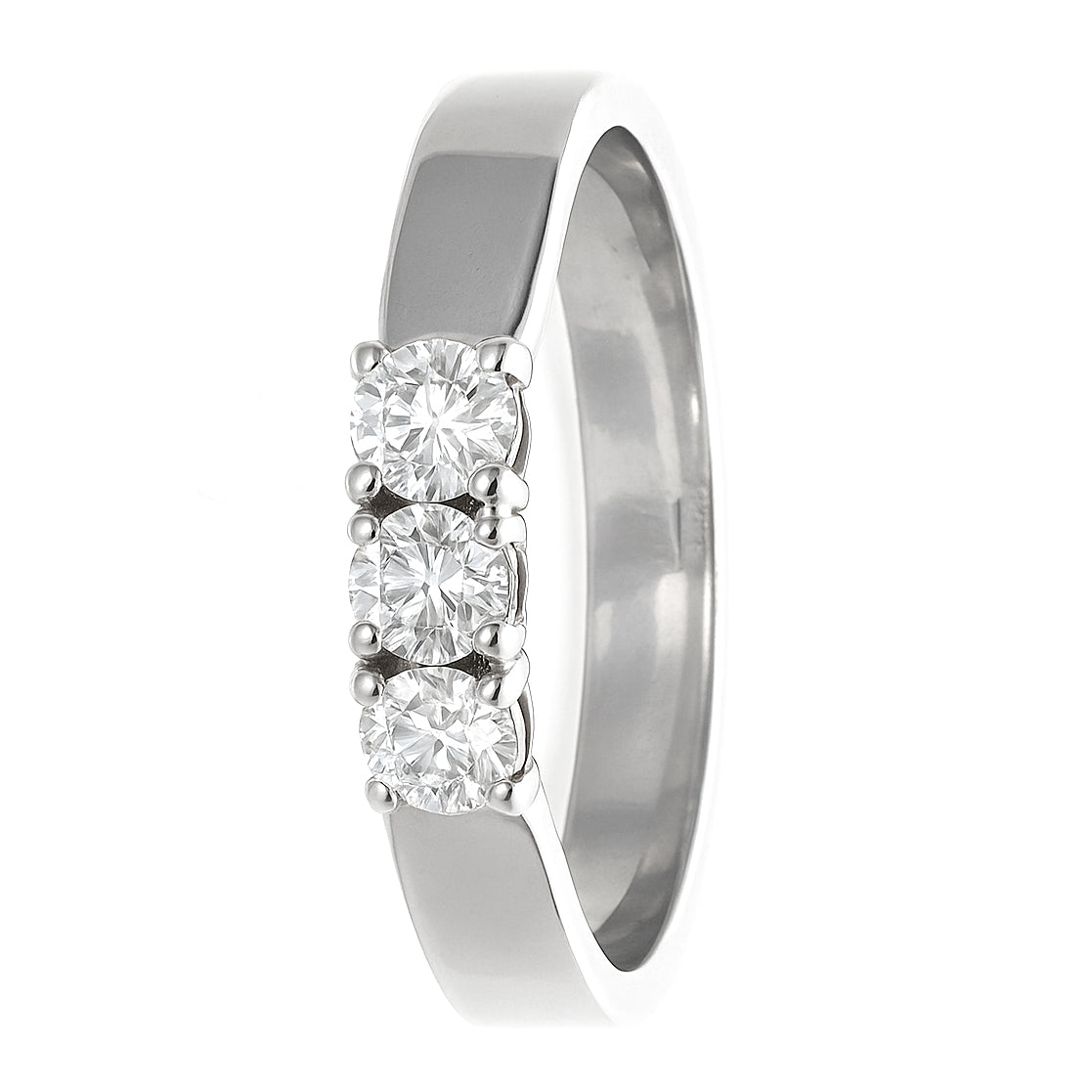 Anello - 18 carati Oro bianco - 0.23ct. tw. Diamante (Naturale)