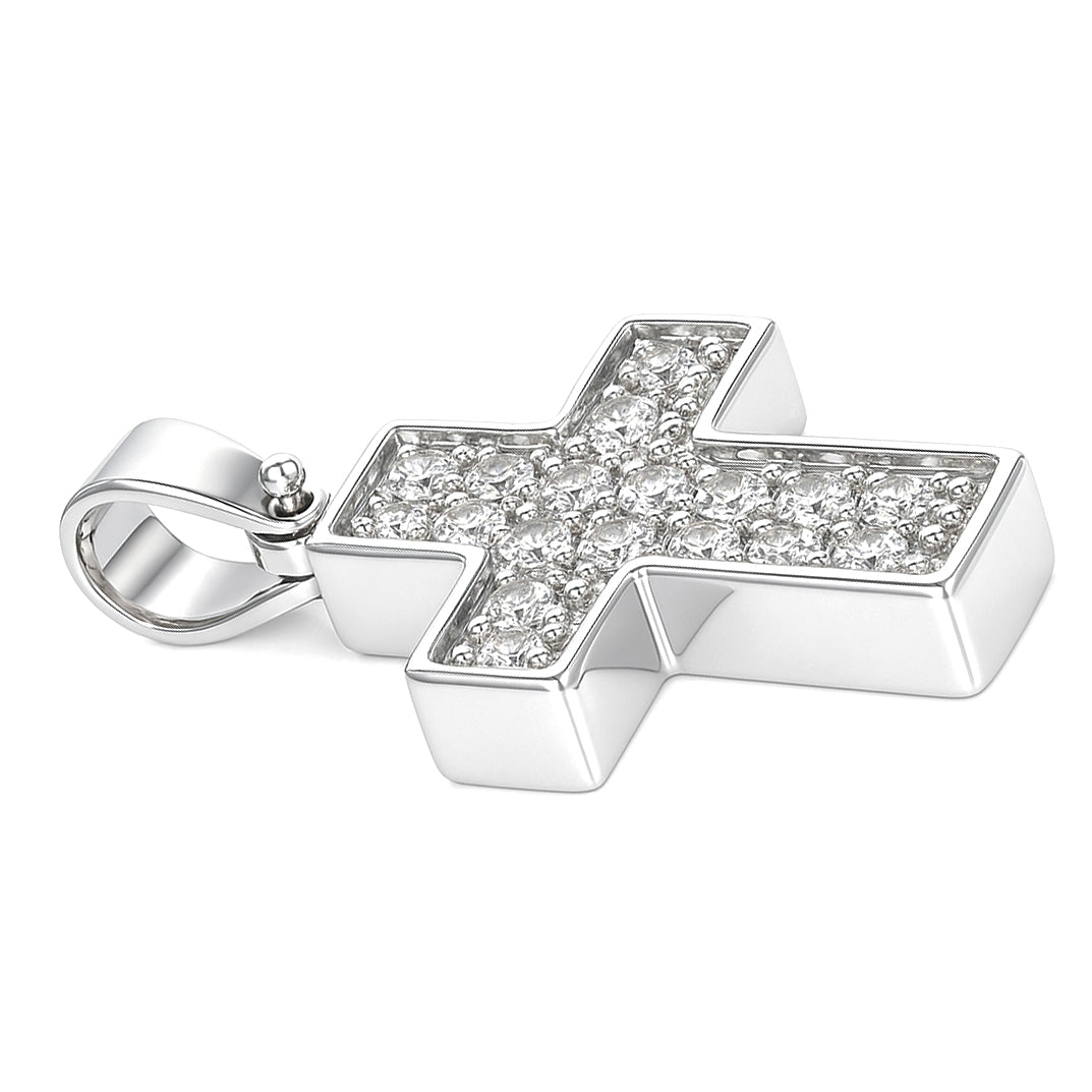 Ciondolo - 18 carati Oro bianco, Oro giallo - 0.33ct. tw. Diamante (Naturale)