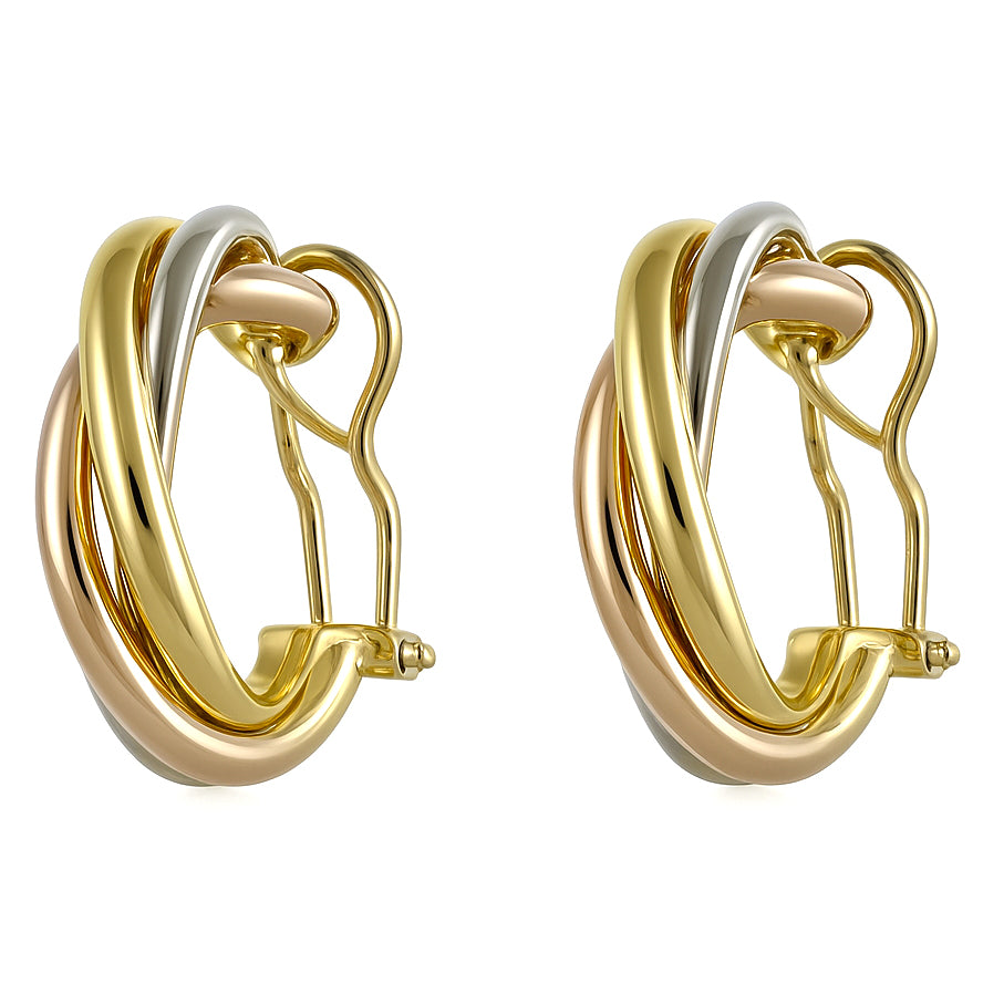 Orecchini - 18 carati Oro bianco, Oro giallo, Oro rosa