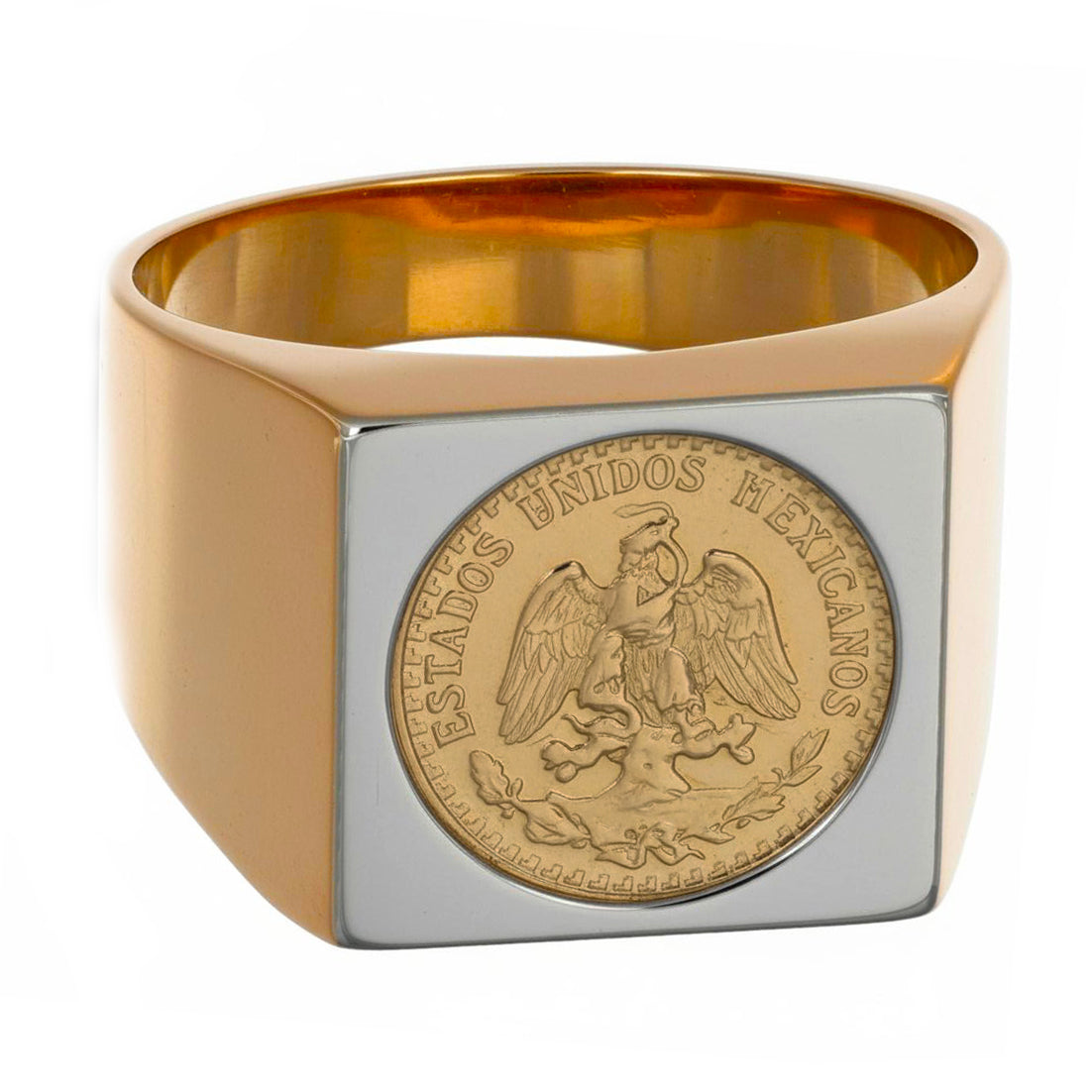 Anello - 18 carati Oro giallo, Oro bianco