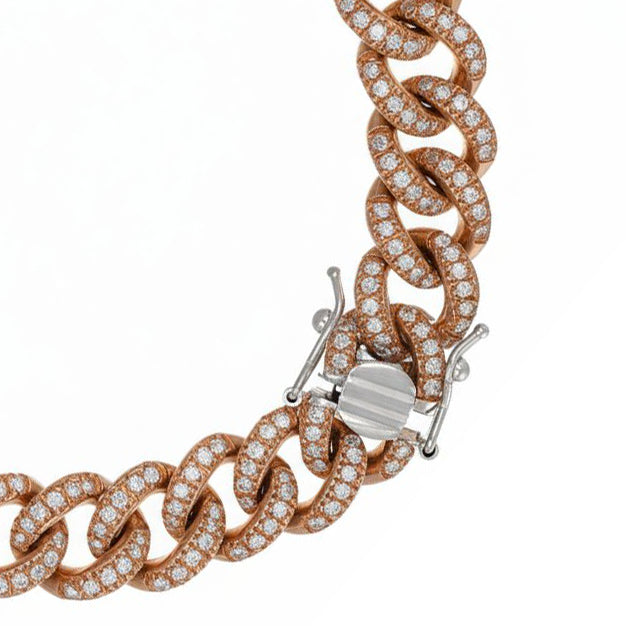 Bracciale - 18 carati Oro rosa - 4.00ct. tw. Diamante (Naturale)