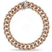 Bracciale - 18 carati Oro rosa - 4.00ct. tw. Diamante (Naturale)
