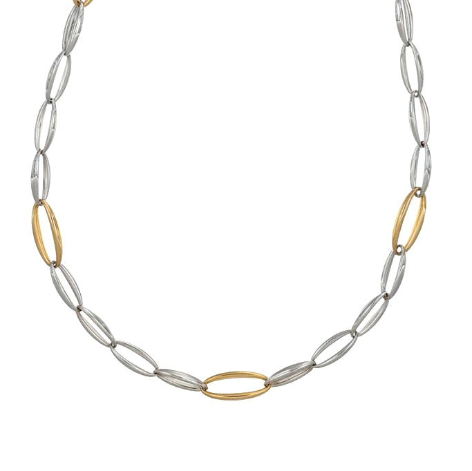 Collana - 18 carati Oro giallo, Oro bianco, Oro rosa - 0.015ct. tw. Diamante (Naturale)