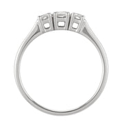 Anello - 18 carati Oro bianco - 0.23ct. tw. Diamante (Naturale)