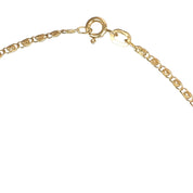 Collana con ciondolo - 18 carati Oro giallo, Oro bianco - 0.04ct. tw. Diamante (Naturale)