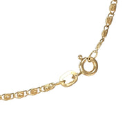 Collana con ciondolo - 18 carati Oro giallo, Oro bianco - 0.04ct. tw. Diamante (Naturale)