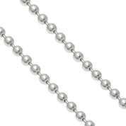 Collana con ciondolo - 18 carati Oro bianco - 0.07ct. tw. Diamante (Naturale)