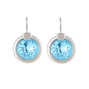 Orecchini - 18 carati Oro bianco - 7.00ct. tw. Acquamarina