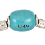 Bracciale - 18 carati Oro bianco - 0.92ct. tw. Turchese - Diamante