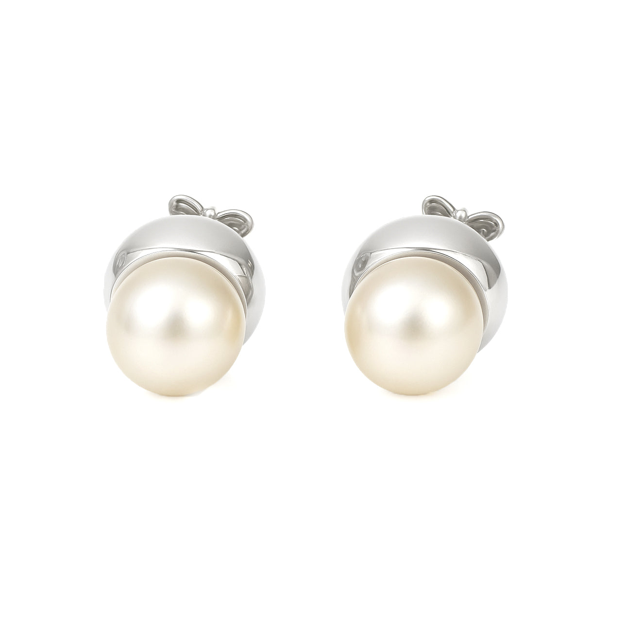 Orecchini - 18 carati Oro bianco - Perla