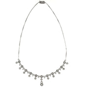 Collana con ciondolo - 18 carati Oro bianco - 0.31ct. tw. Diamante (Naturale)