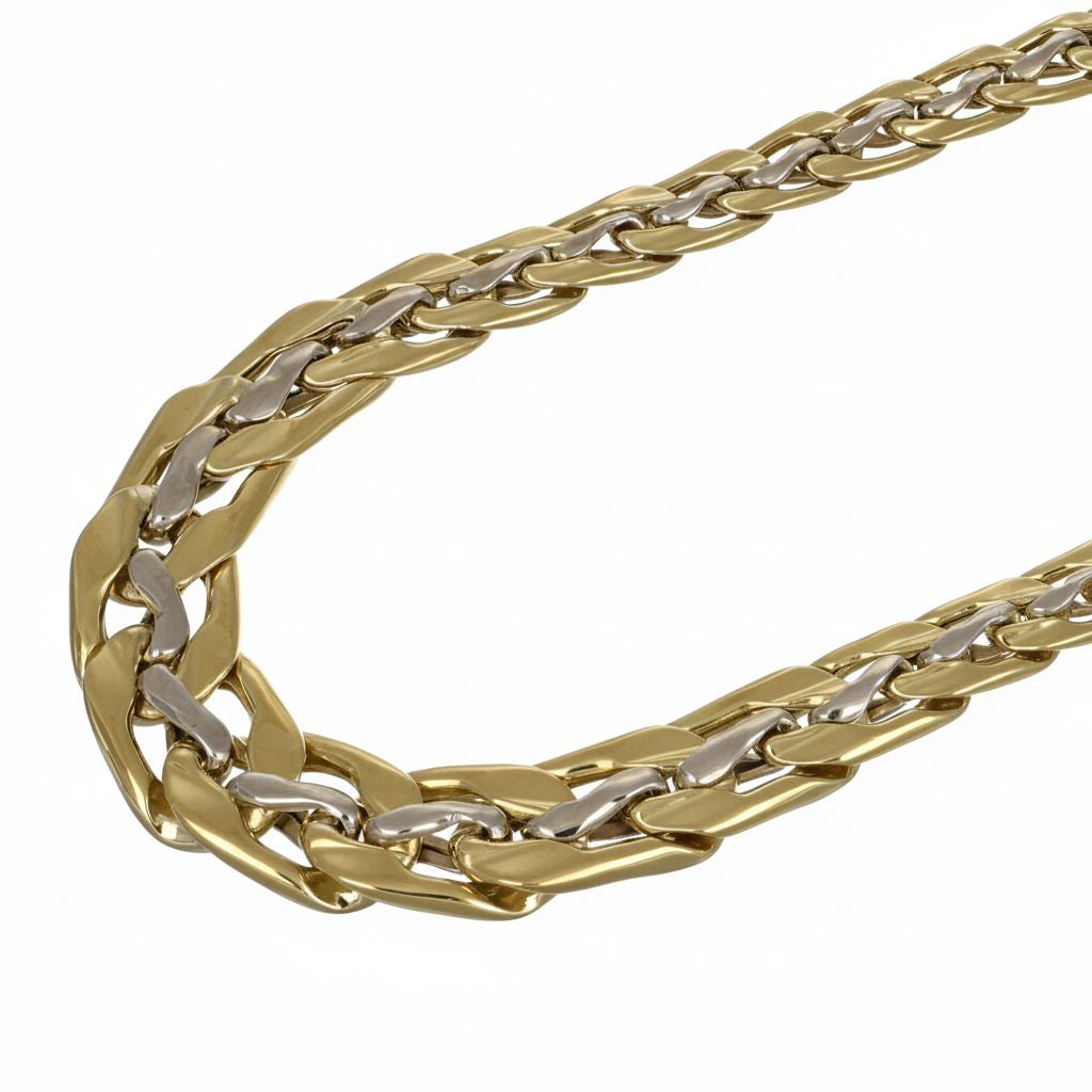 Collana - 18 carati Oro giallo, Oro bianco
