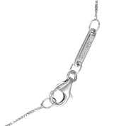 Collana con ciondolo - 18 carati Oro bianco - 0.04ct. tw. Diamante (Naturale)