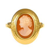 Anello - 18 carati Oro giallo, conchiglia