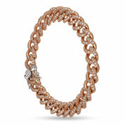 Bracciale - 18 carati Oro rosa - 4.00ct. tw. Diamante (Naturale)