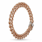 Bracciale - 18 carati Oro rosa - 4.00ct. tw. Diamante (Naturale)