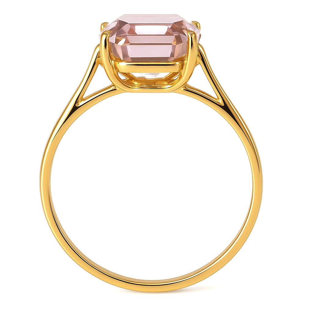 Anello - 18 carati Oro giallo - 2.75ct. tw. Quarzo