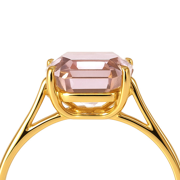 Anello - 18 carati Oro giallo - 2.75ct. tw. Quarzo