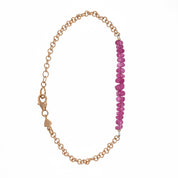 Bracciale - 18 carati Oro rosa - 1.51ct. tw. Rubino