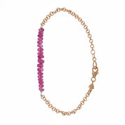 Bracciale - 18 carati Oro rosa - 1.51ct. tw. Rubino