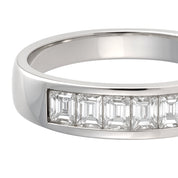 Anello - 18 carati Oro bianco - 0.24ct. tw. Diamante (Naturale)