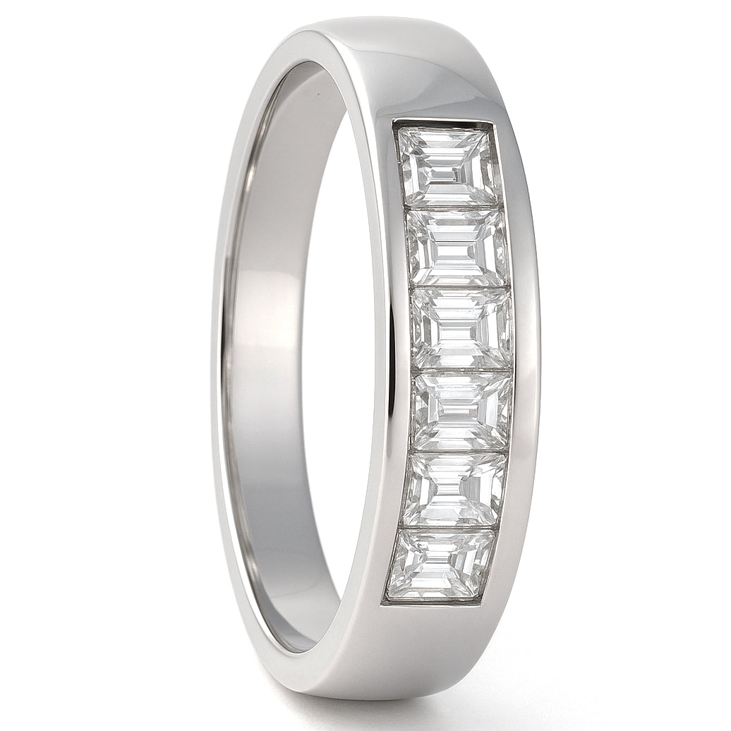 Anello - 18 carati Oro bianco - 0.24ct. tw. Diamante (Naturale)