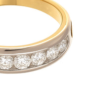 Anello - 18 carati Oro bianco, Oro giallo - 0.62ct. tw. Diamante (Naturale)