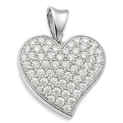 Ciondolo - 18 carati Oro bianco - 1.62ct. tw. Diamante (Naturale)