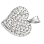 Ciondolo - 18 carati Oro bianco - 1.62ct. tw. Diamante (Naturale)