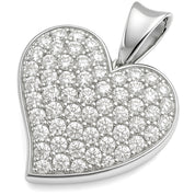 Ciondolo - 18 carati Oro bianco - 1.62ct. tw. Diamante (Naturale)