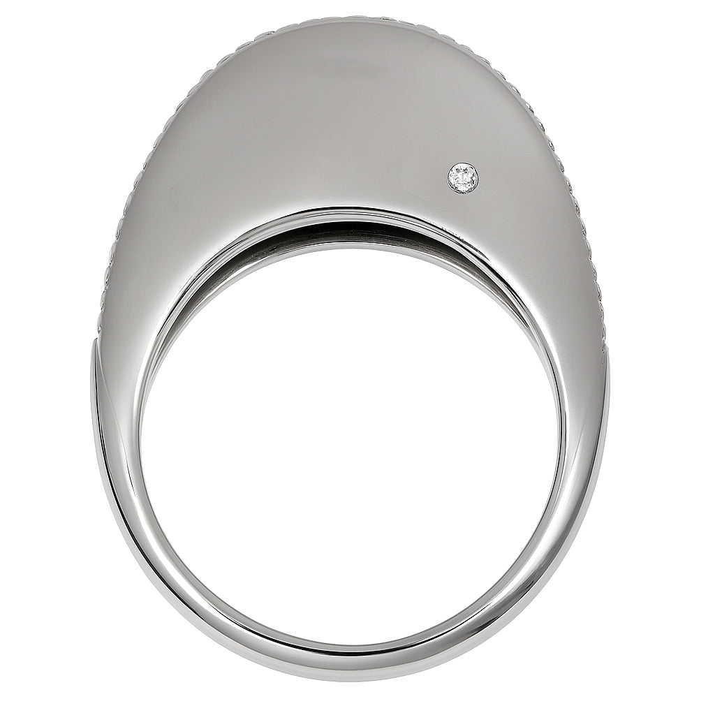 Anello - 18 carati Oro bianco - 0.24ct. tw. Diamante (Naturale)