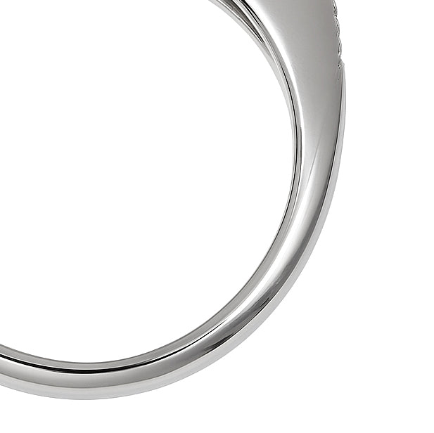 Anello - 18 carati Oro bianco - 0.24ct. tw. Diamante (Naturale)