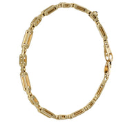 Bracciale in Oro Giallo 18 carati con n 1 Zaffiro da 0.06 Ct