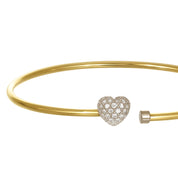 Bracciale - 18 carati Oro bianco, Oro giallo - 0.095ct. tw. Diamante (Naturale)